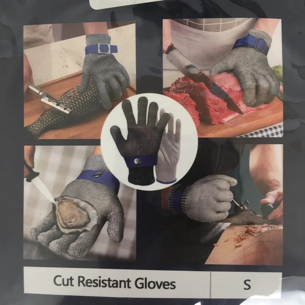 Stainless Steel Cut Resistant Gloves NEW Size S Filleting Meat Trimming by LiteX